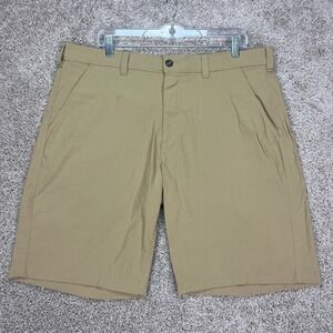 Eddie Bauer Men's Travex Khaki‎ Shorts Size 38 Brown Hiking Outdoor Lightweight